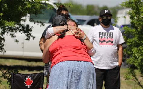 Sask. First Nation lays moccasins at residential school site to honour children who died there ...