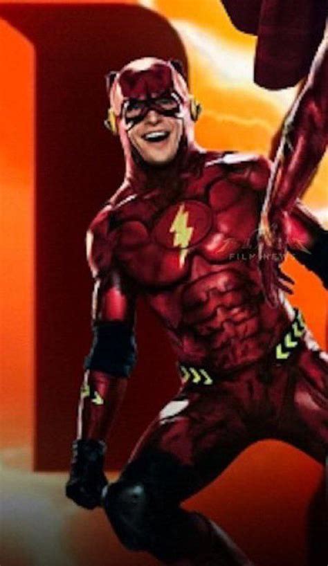 Close up image of the flashpoint universe Flash suit from The Flash ...