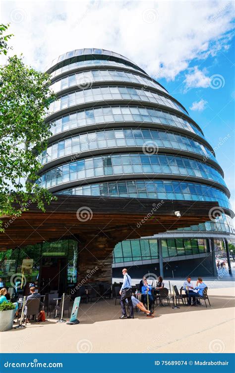 Exterior View of the City Hall in London, UK Editorial Stock Image ...