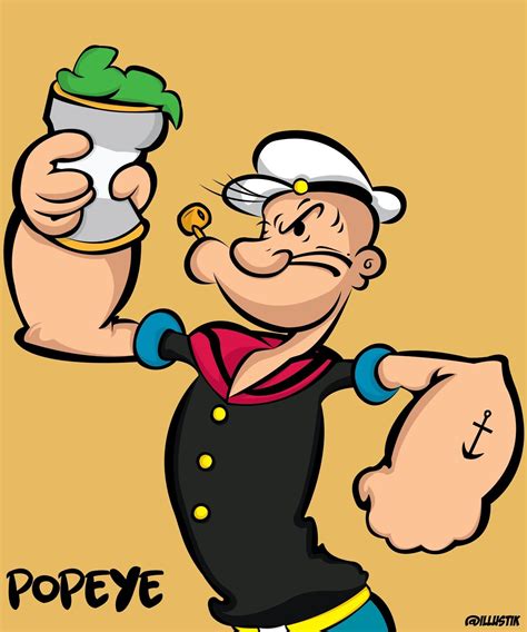 Popeye the sailor man | Popeye the sailor man, Popeye cartoon, Classic cartoon characters