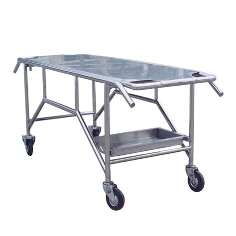 YSTSC-2A Hospital stainless steel morgue transport stretcher_Morgue ...