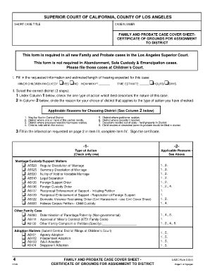 Los Angeles County Superior Court Probate Forms - CourtForm.net