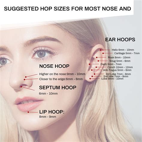 Nose Ring Sizes: A Quick Guide To Choosing Nose Rings Right Now Boelry ...