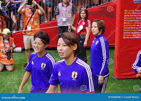 Japanese Women Football Players Editorial Photography - Image of soccer, players: 56366587