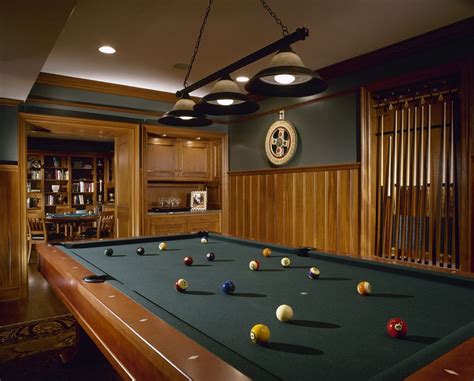 Custom Made Natural Mahogany Billiard Room by Culin & Colella, Inc. | CustomMade.com