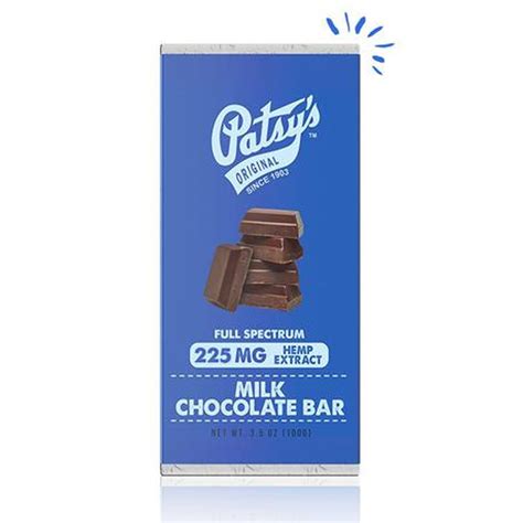 Patsy's CBD Milk Chocolate Bar - Hemped NYC