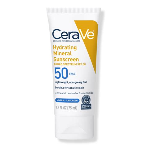 CeraVe + Hydrating Sunscreen Face Lotion SPF 50