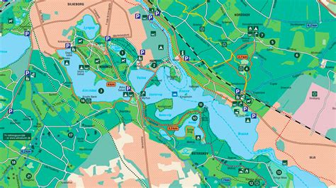 Maps and brochures of Silkeborg in the Lake District | VisitAarhus