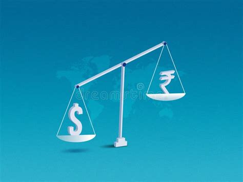 Dollar Vs Rupee Concept, Currency Exchange Rate Difference, Rupee ...