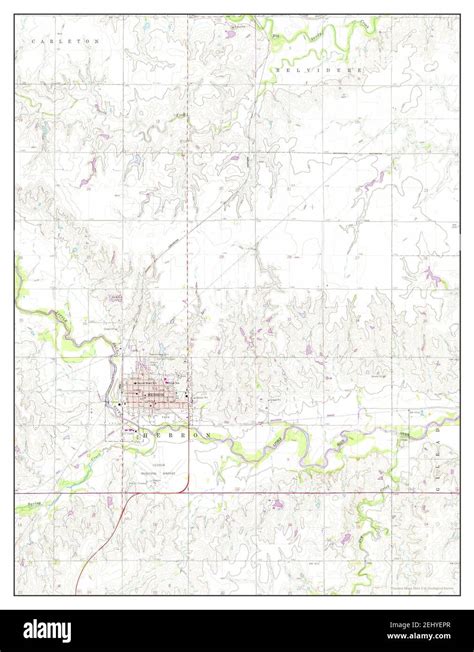 Map of hebron nebraska Cut Out Stock Images & Pictures - Alamy