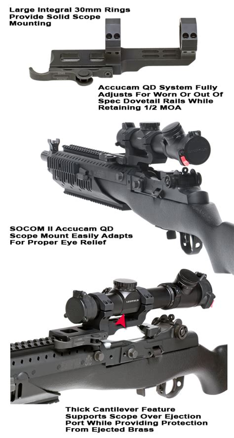 SOCOM 2 Quick Detach Scope Mount, SOCOM II , QD Scope Mount, SOCOM 11 ...