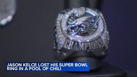 Jason Kelce lost Philadelphia Eagles Super Bowl ring in pool of chili ...