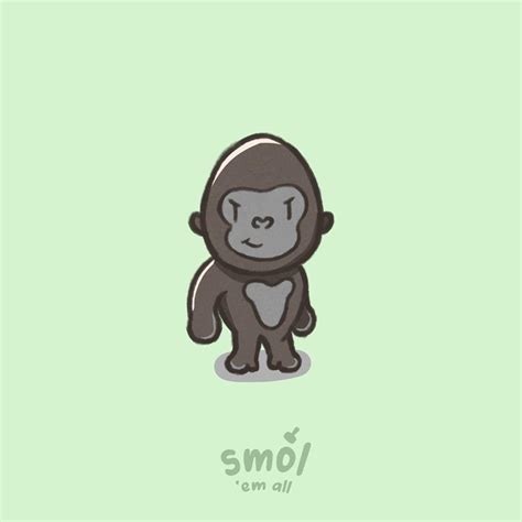 hi! I drew a cute King Kong! : kingkong