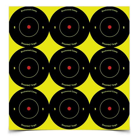 Shoot•N•C® 2 Inch Bull's-Eye, 108 Targets - Birchwood Casey