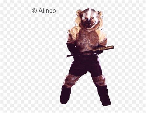 Pro-line Badger/wolverine Mascot Costume - Wolverine Vs Badger, HD Png ...