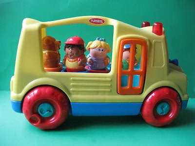 PLAYSKOOL MUSICAL BUS "WHEELS ON THE BUS" Educational Toy 100% Complete | #455891707