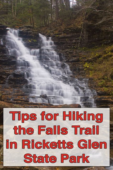 Tips for hiking the falls trail in ricketts glen state park ...