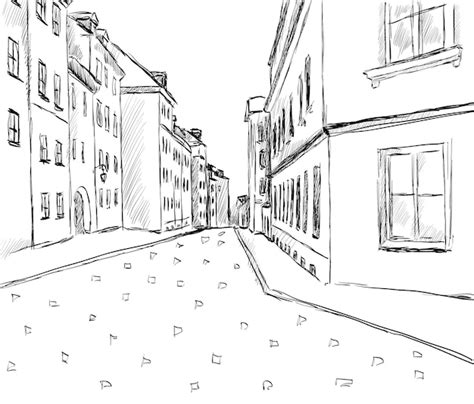 Street sketch Vectors & Illustrations for Free Download | Freepik