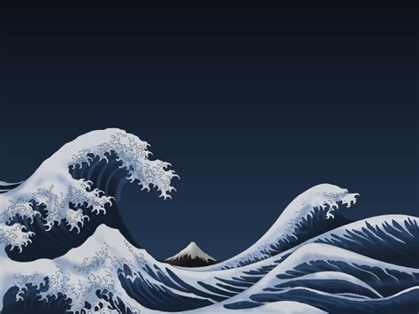 The Great Wave of Kanagawa painting #Artistic The Great Wave off Kanagawa #Water #Wave #720P # ...