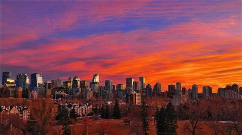 Calgary Skyline & Sensational Sunset (Explore # 4 March 4t… | Flickr