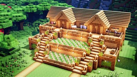 Minecraft: How To Build a Terraced Oak Survival Base 1.20.2/1.20.1/1.20 ...