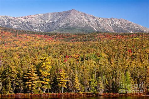 Mount Katahdin in Gold Photograph by Susan Cole Kelly - Pixels