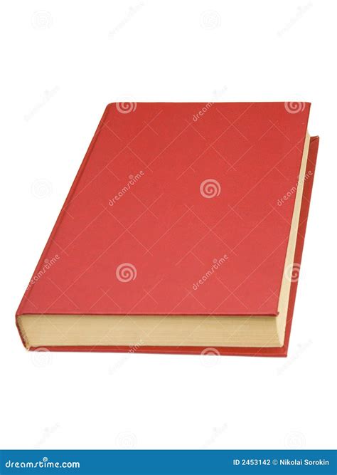 Book with red cover stock photo. Image of background, copy - 2453142