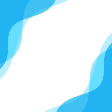 Blue Waves Border Background, Blue, Waves, Borders PNG and Vector with Transparent Background ...