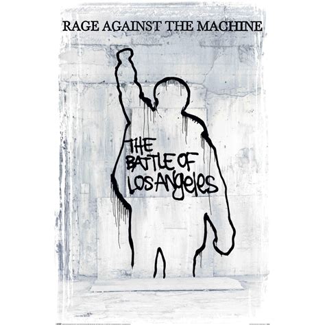 Rage Against The Machine - Battle For Los Angeles Poster - JB Hi-Fi