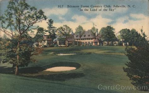 Biltmore Forest Country Club Asheville, NC Postcard