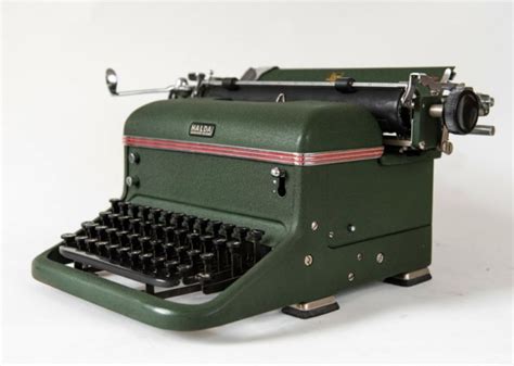 1949 Halda 6 on the Typewriter Database