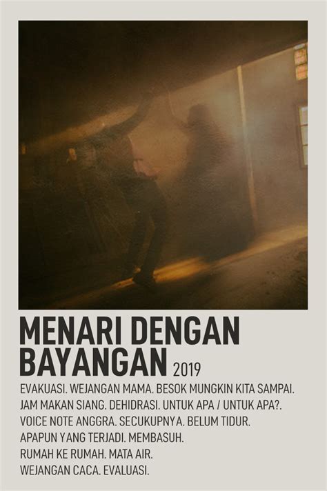 Menari dengan Bayangan Hindia | Lagu, Kata-kata, Buku lagu