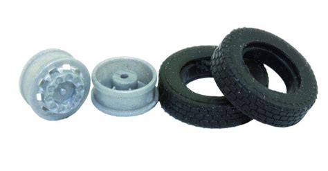 Set of 2 truck wheels for the 1:87 scale - 1:87 model building