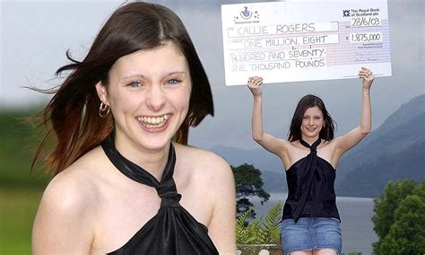 Callie Rogers expecting twins: Lottery winner who wasted £1.9m on drink ...