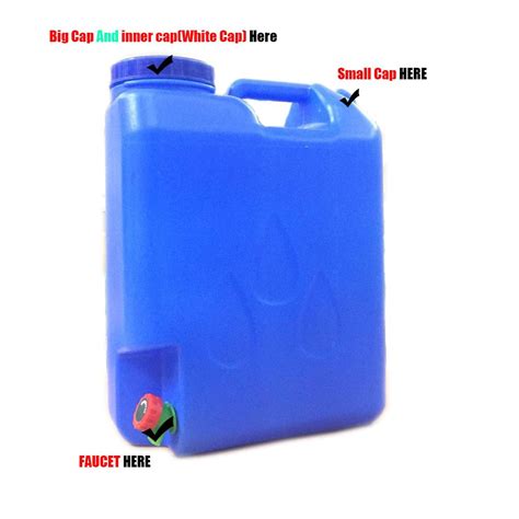 SLIM WATER CONTAINER WITH FAUCET 5 GALLON WATER DISPENSER WATER GALLONS | Lazada PH