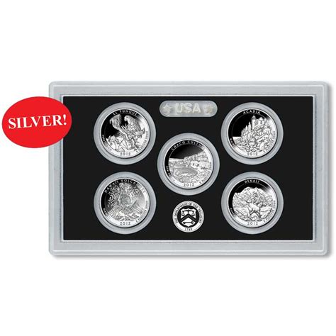 The Complete U.S. National Parks State Quarters Silver Proof Set Collection