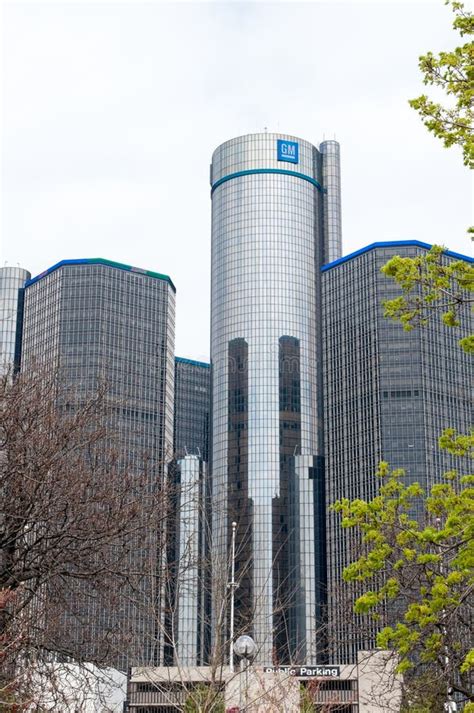 DETROIT, MI - MAY 8: General Motors World Headquarters Where the ...