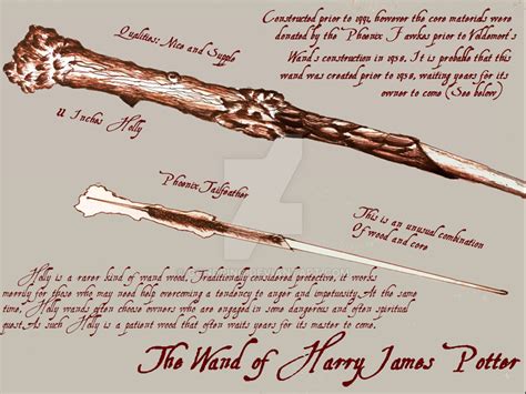 The Wand of Harry Potter - Diagram by gondring on DeviantArt