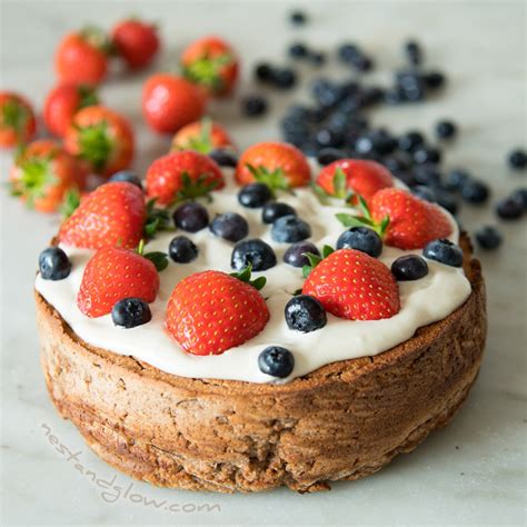 Chickpea Strawberry Cake - Vegan and Gluten-free Healthy Recipe