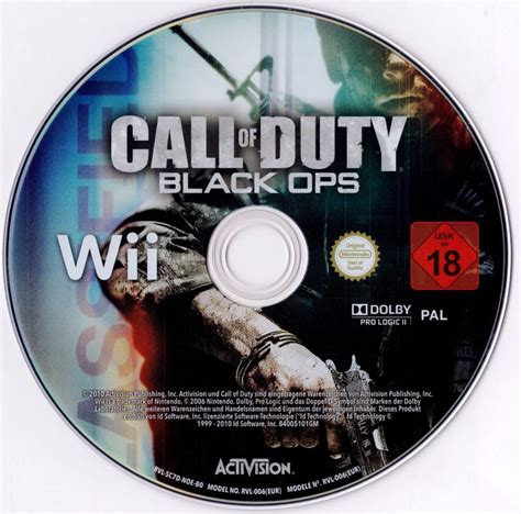 Call of Duty: Black Ops (2010) Wii box cover art - MobyGames