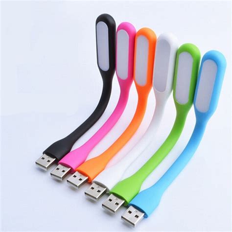 Lampara Led Usb Pc Laptop Linterna Portatil Flexible Colores - $ 15.00 en Mercado Libre