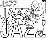 The Day Of jazz Music coloring page Printable Game sketch template