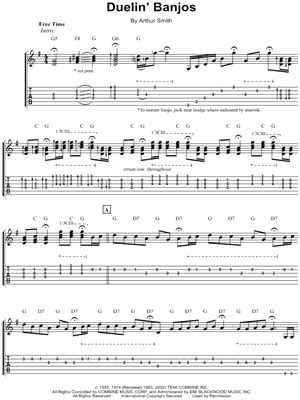 Dueling Banjos Sheet Music to download and print