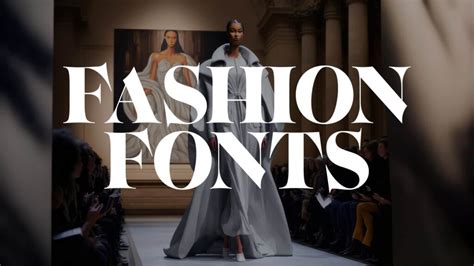 66 Fashion Fonts That Will Make a Powerful Statement | HipFonts