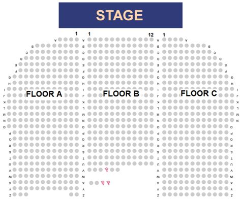 Stiefel Theatre Seating Chart