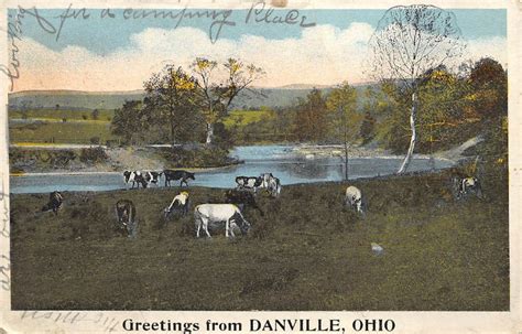 Danville Ohio 1920 Greetings Postcard Knox County | eBay | Knox county, Ohio history, Postcard