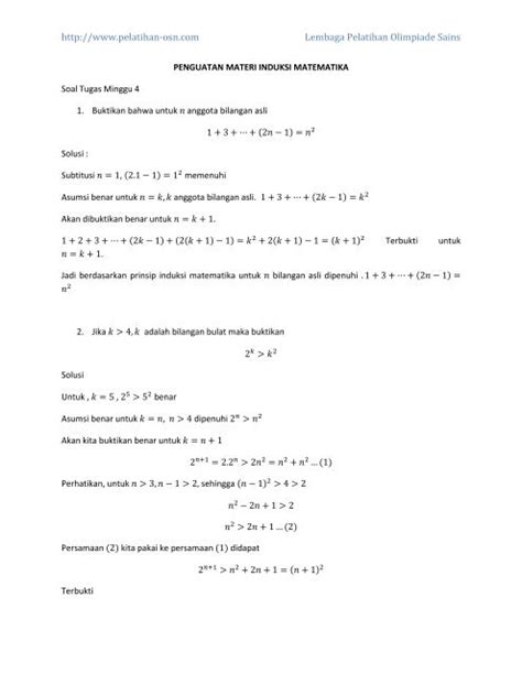 Induksi Matematika