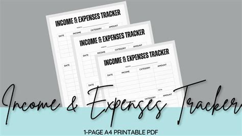 Income & Expenses Tracker