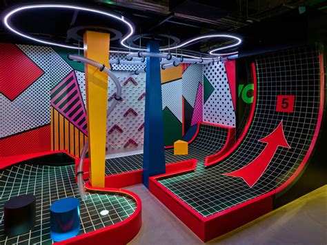 An Eye-Popping New Mini-Golf Space in London - Interior Design