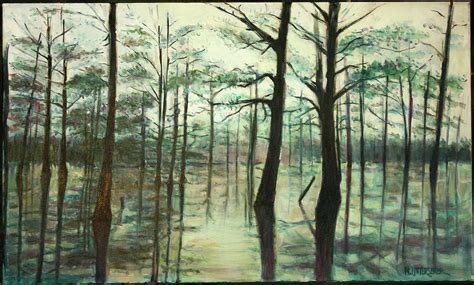 Swamp scene Painting by Neil Unterseher - Fine Art America